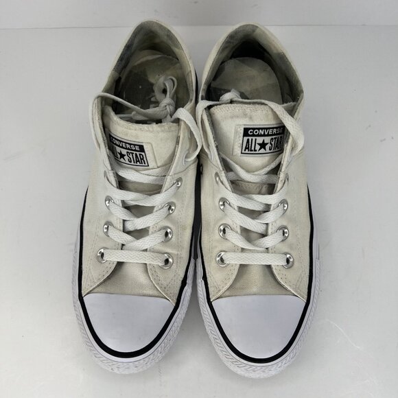 Converse Chuck Taylor All Star LowTop Ivory M7652 Men's Size 7 Women's Size 9 - Picture 5 of 8